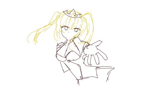 雙馬尾，頭上有皇冠髮飾 by 開源 lib（ 2025/12/20